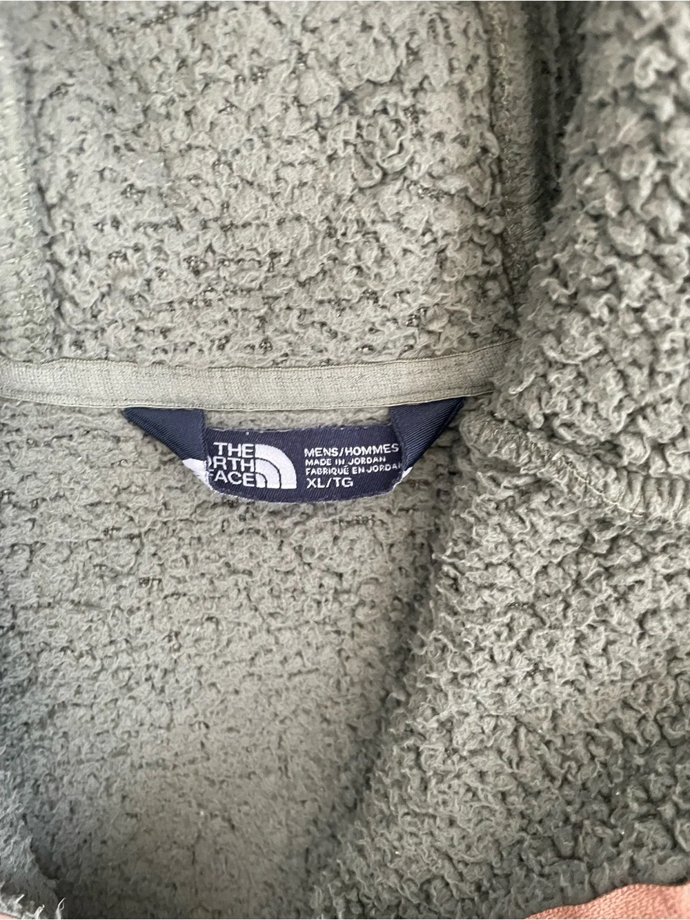 Men Size XL The North Face Campshire 1/4 Zip Jacket Hoodie Fleece